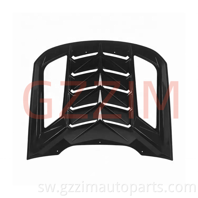 Sehemu za gari gari nyuma dirisha abs plastiki nyuma dirisha louver kwa Mustang